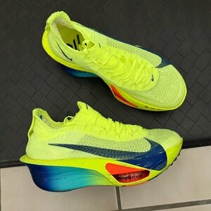 Nike Alpha Vibrant Yellow and Blue Running Shoes